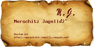 Merschitz Jagelló névjegykártya